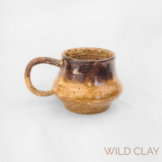 Golden Hour Mug #1 $45.00 | 275ml | 1 Available Thrown stoneware mug capturing the warm golden evenings.