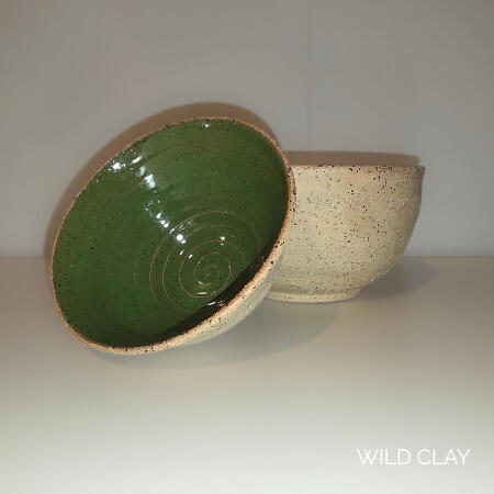 Green Speckle Bowls $26.50 | 8cm H x 15cm W | 1 in stock $16.50 |5.5cm H x 12.5cm W | 1 in stock