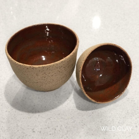 Outback Speckle Bowls $31 | 10cm x 13cm w | 1 in stock $25.00 | 6.5H x 11cm W | 1 in stock